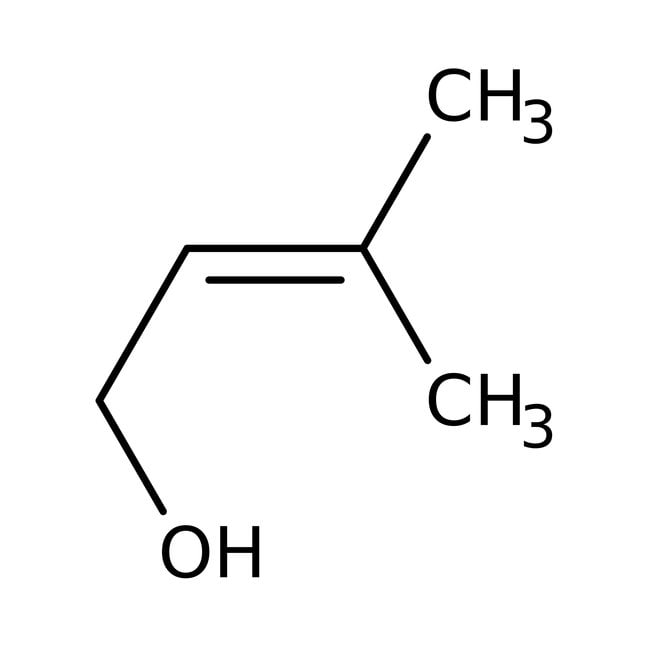 3-Methyl-2-buten-1-ol, 99%, C5H10O, CAS