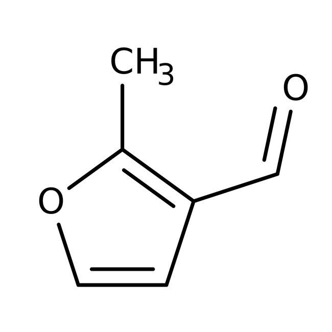 2-Methyl-3-furaldehyde, 97%, C6H6O2, CAS