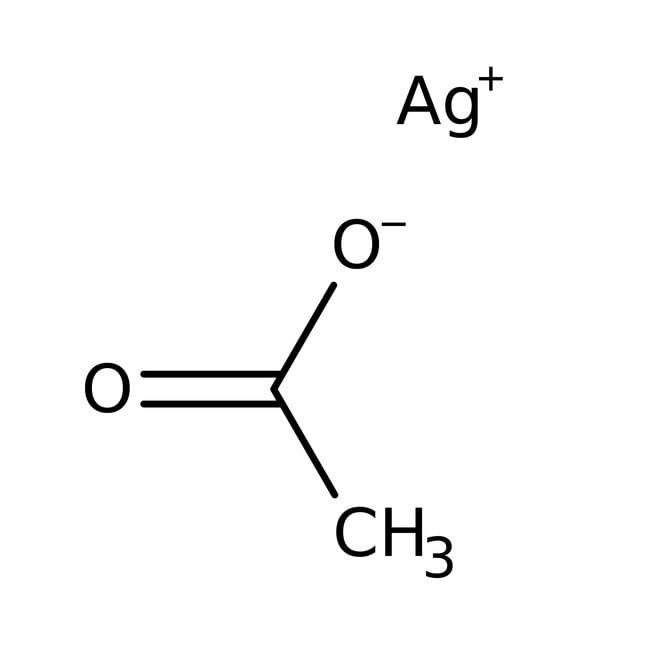 Silberacetat, wasserfrei, 99 %, Thermo S