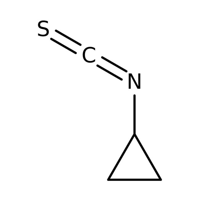 Cyclopropyl isothiocyanate, 97%, C4H5NS,