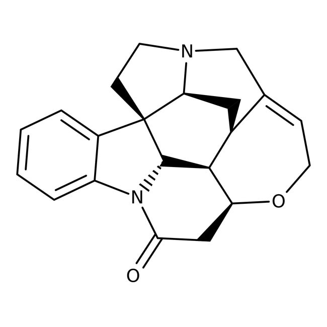 (-)-Strychnine, 98%, C21H22N2O2, CAS Num