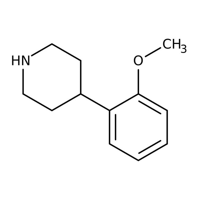 4-(2-Methoxyphenyl)piperidine, 97%, C12H