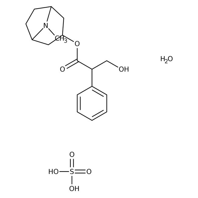 Atropin Sulfat Monohydrat, 97+ %, Thermo