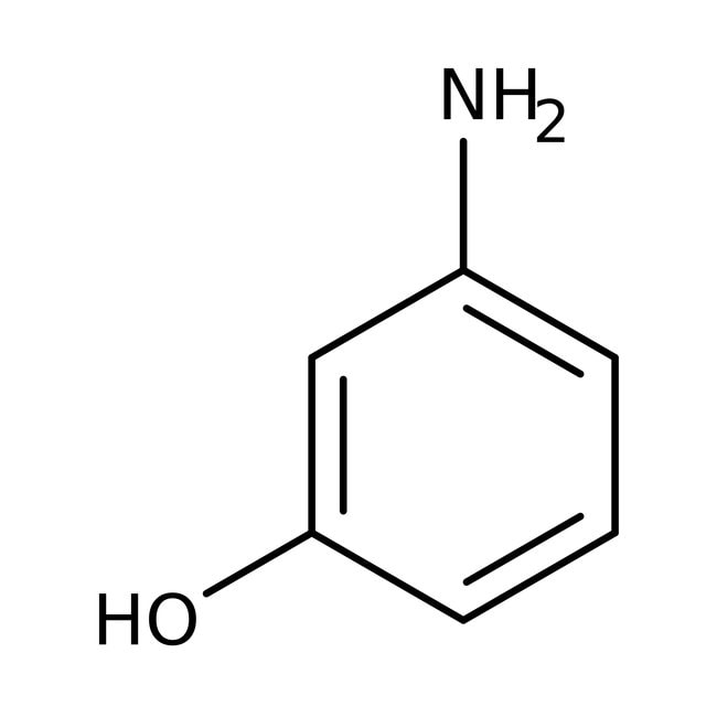 3-Aminophenol, 99%, C6H7NO, CAS Number-5
