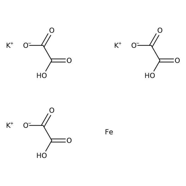 Kaliumtrioxalatferrat(III)-Trihydrat, Th