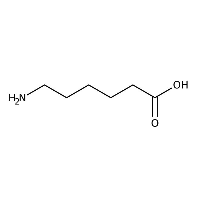 6-Aminohexanoic acid, 99%, C6H13NO2, CAS