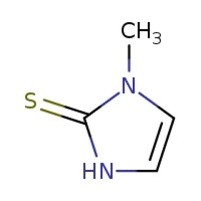 2-Mercapto-1-methylimidazole, 98%, C4H6N