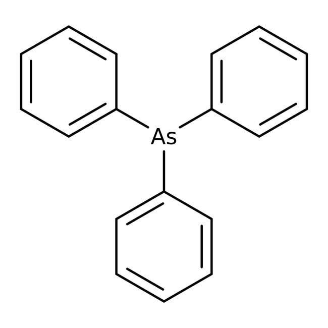 Triphenylarsine, 97%, C18H15As, CAS Numb