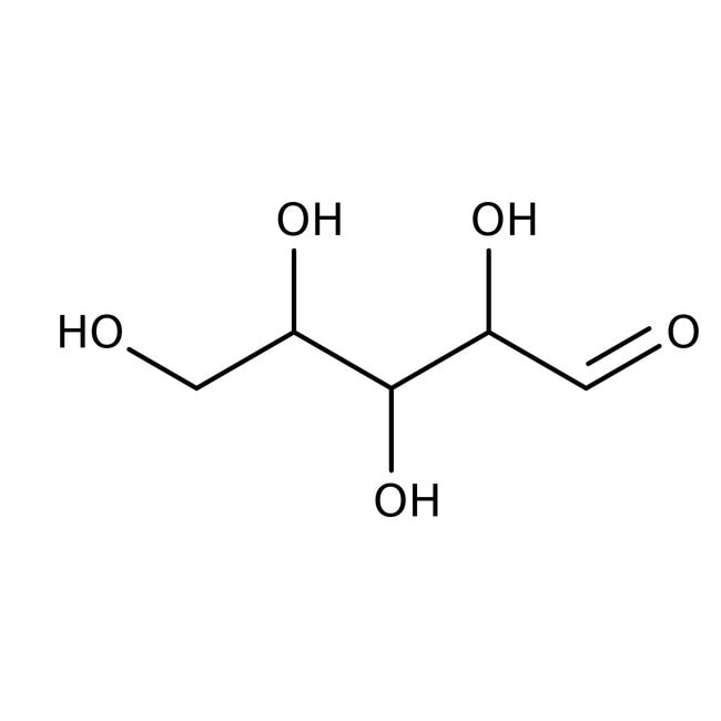L-(-)-Xylose, 99%, C5H10O5, CAS Number-6