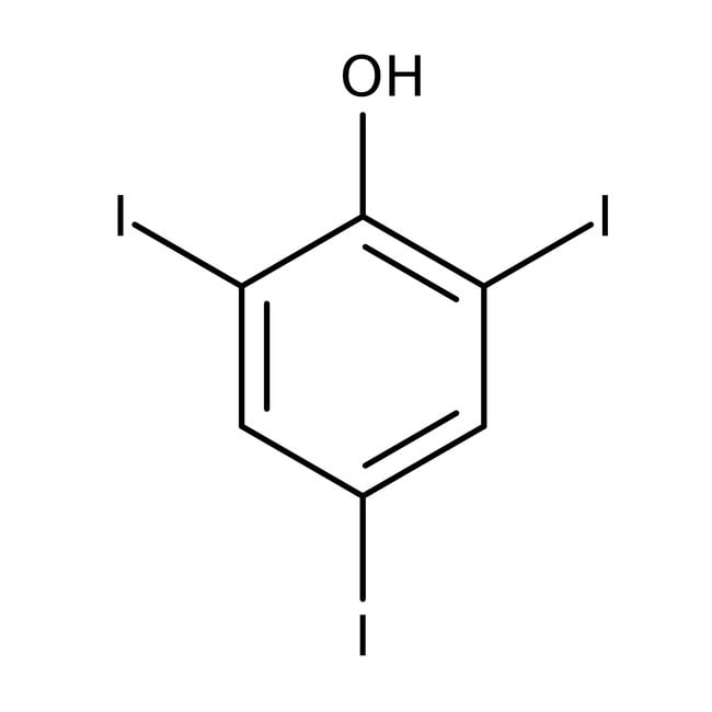 2,4,6-Triiodophenol, 98%, C6H3I3O, CAS N