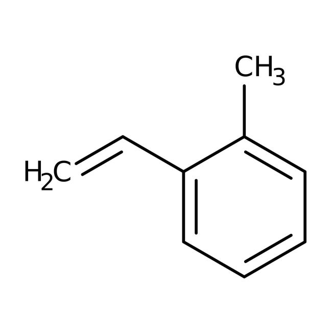 2-Methylstyrene, 98%, C9H10, CAS Number-