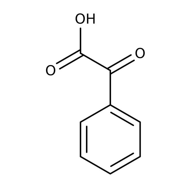 Phenylglyoxylic acid, 98%, C8H6O3, CAS N