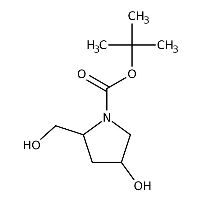 N-Boc-trans-4-hydroxy-L-prolinol, 96 %,