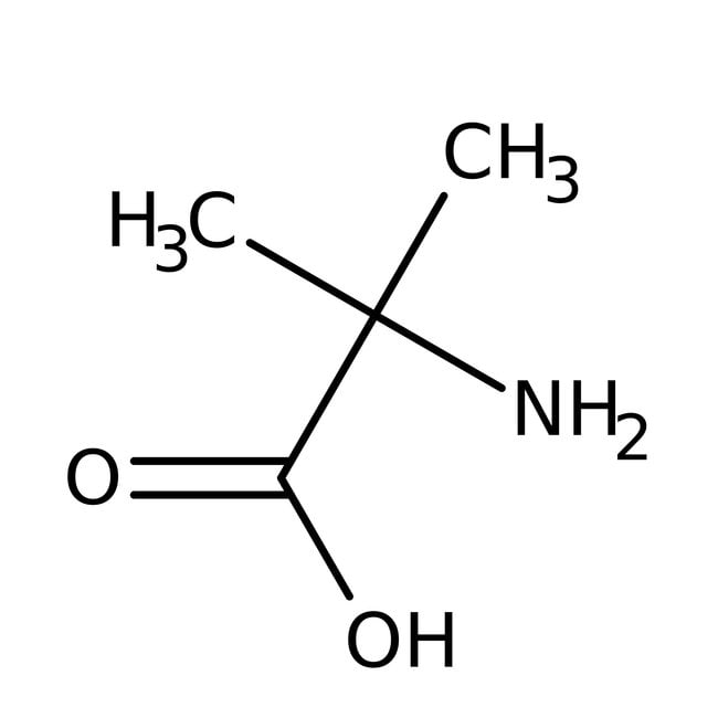 2-Aminoisobutyric acid, 99%, C4H9NO2, CA