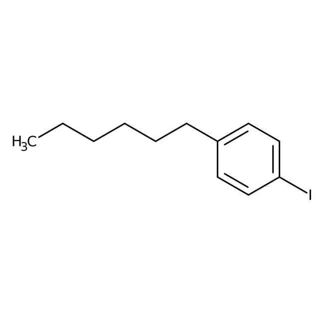 1-n-Hexyl-4-iodobenzene, 98%, C12H17I, C