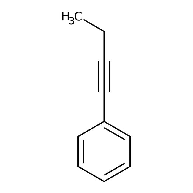 1-Phenyl-1-butyne, 98%, C10H10, CAS Numb