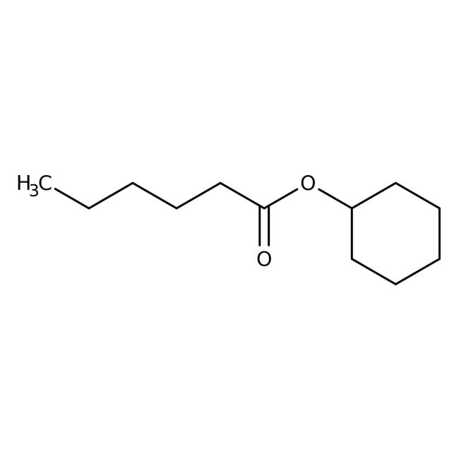 Cyclohexyl hexanoate, 99%, C12H22O2, CAS