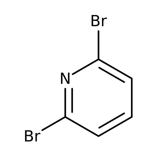 2,6-Dibromopyridine, 98%, C5H3Br2N, CAS