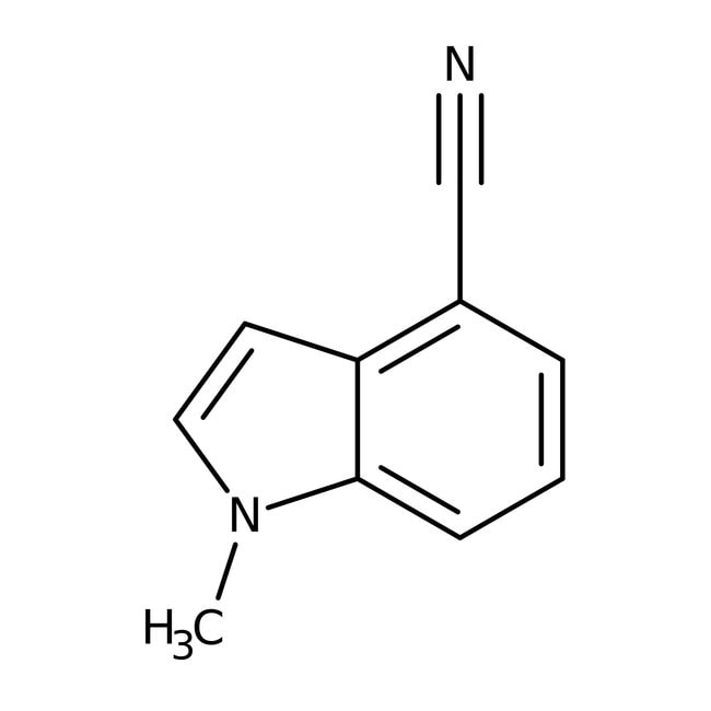 1-Methyl-1H-indole-4-carbonitrile, 97%,
