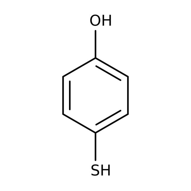 4-Hydroxythiophenol, 97%, C6H6OS, CAS Nu