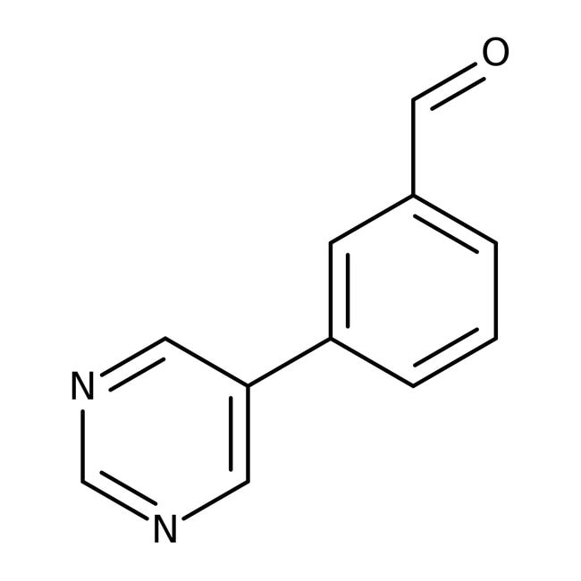 3-Pyrimidin-5-ylbenzaldehyde, 97%, C11H8