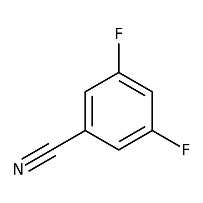 3,5-Difluorobenzonitrile, 99%, C7H3F2N,