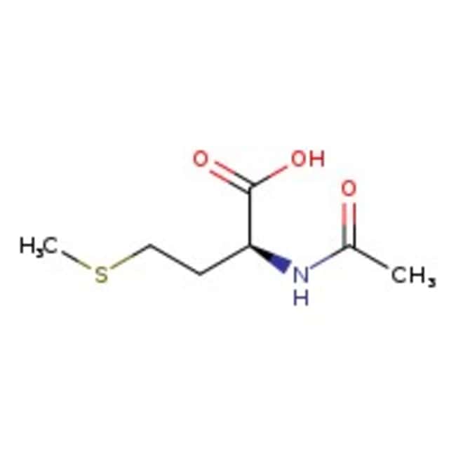 N-Acetyl-L-methionine, 99%, C7H13NO3S, C