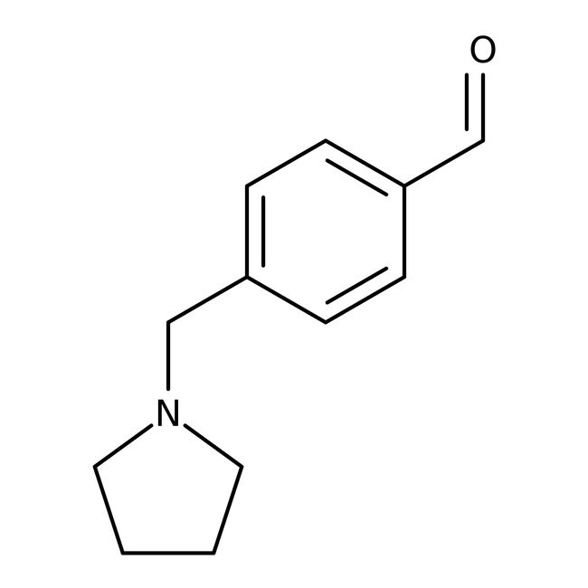 4-(Pyrrolidin-1-ylmethyl)benzaldehyd, >-