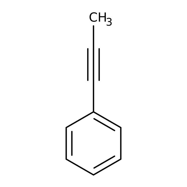 1-Phenyl-1-propyne, 98%, C9H8, CAS Numbe