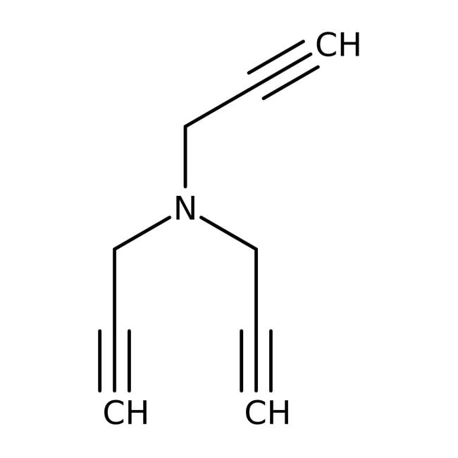 Tripropargylamine, 97%, C9H9N, CAS Numbe