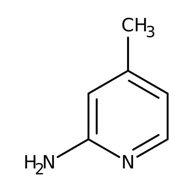 2-Amino-4-methylpyridine, 98%, C6H8N2, C