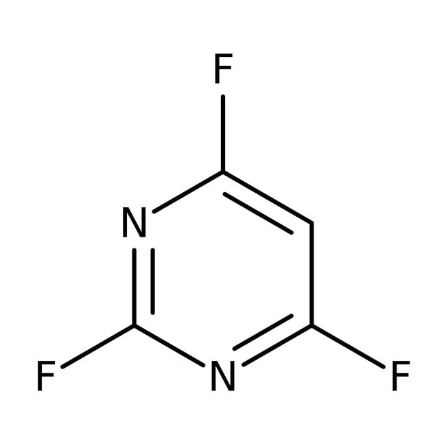 2,4,6-Trifluoropyrimidine, 98%, C4HF3N2,