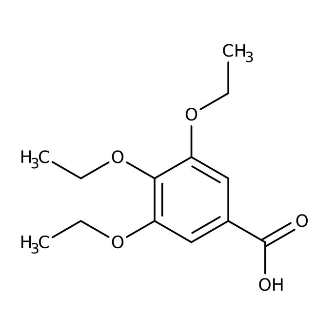 3,4,5-Triethoxybenzoic acid, >-98%, C13H