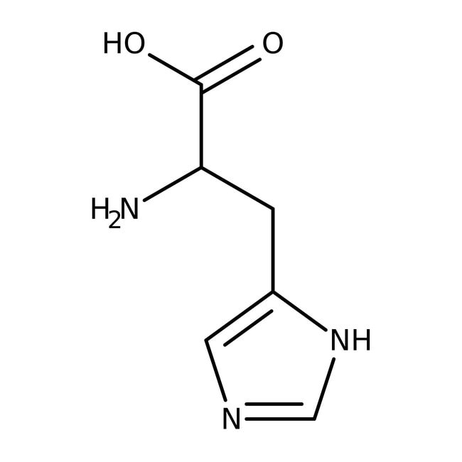 L-Histidine, >-98%, C6H9N3O2, CAS Number