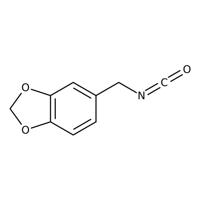 5-(Isocyanatomethyl)-1,3-benzodioxol, >-