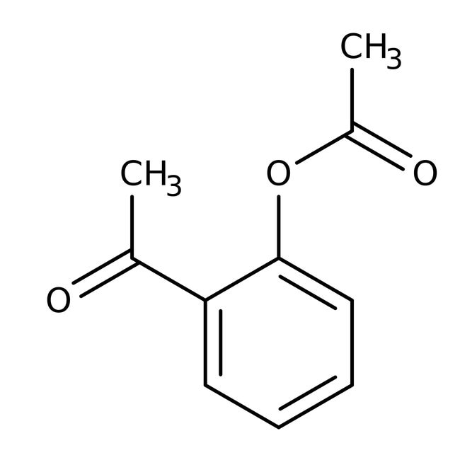 2'-Acetoxyacetophenone, 98%, C10H10O3, C