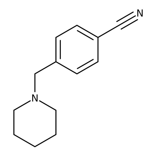 4-(Piperidin-1-ylmethyl)benzonitrile, 97