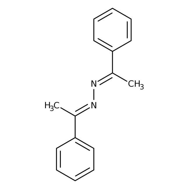 Acetophenone azine, 97%, C16H16N2, CAS N