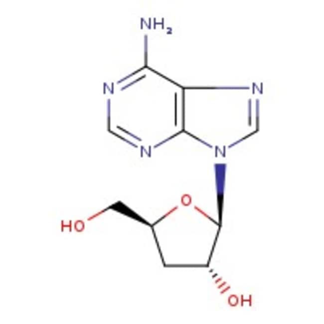 3'-Deoxyadenosine, 98%, C10H13N5O3, CAS