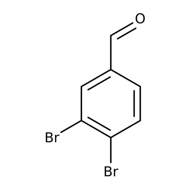 3,4-Dibromobenzaldehyde, 99%, C7H4Br2O,