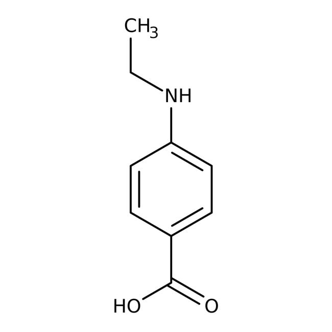 4-(Ethylamino)benzoic acid, 97%, C9H11NO