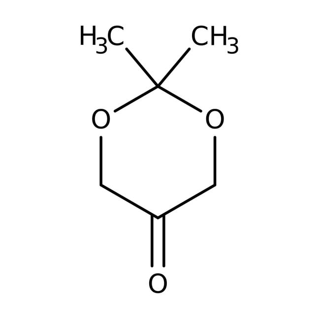 2,2-Dimethyl-1,3-dioxan-5-one, 90%, C6H1