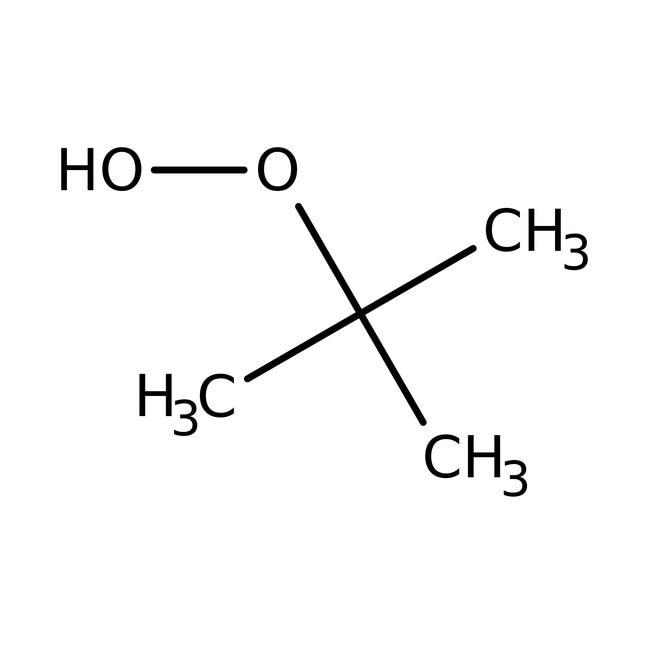 tert-Butyl hydroperoxide, C4H10O2, CAS N