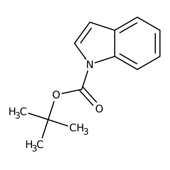 1-Boc-indole, 97%, C13H15NO2, CAS Number