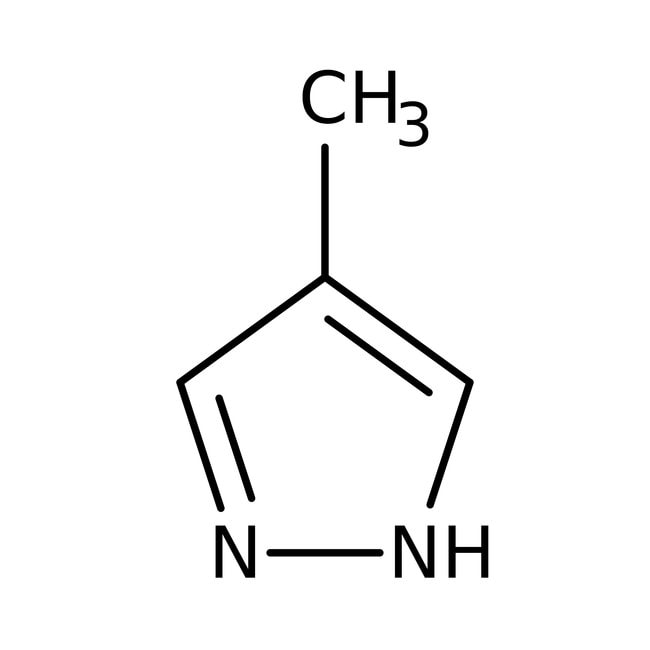 4-Methyl-1H-pyrazole, >-97%, C4H6N2, CAS