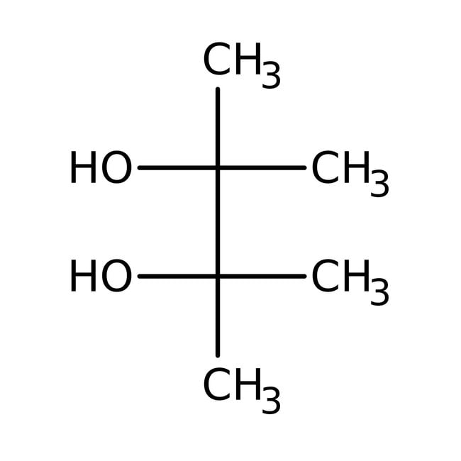 Pinacol, 99%, C6H14O2, CAS Number-76-09-