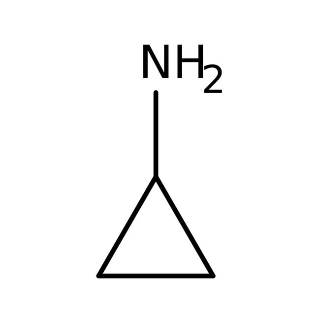 Cyclopropylamine, 98%, C3H7N, CAS Number