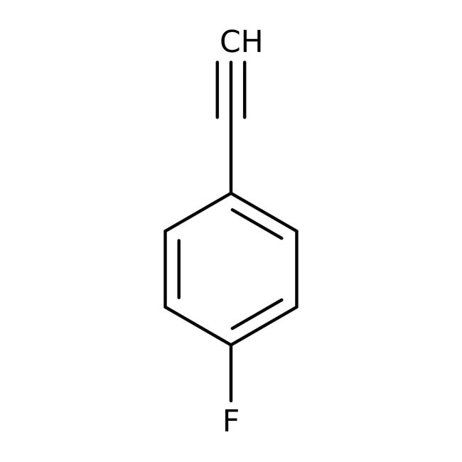4-Fluorophenylacetylene, 99%, C8H5F, CAS