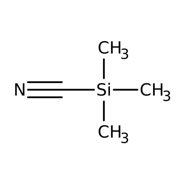 Trimethylsilyl cyanide, 97%, C4H9NSi, CA