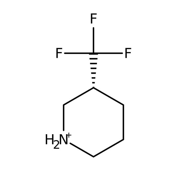 3-(Trifluoromethyl)piperidine, 97%, C6H1